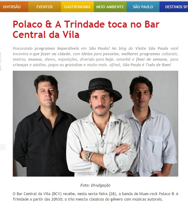 Polaco & A Trindade no Bar Central da Vila